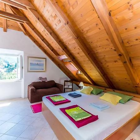 شقة Casa Vanna - Two-bedroom With Terrace And Sea View دوبروفينك